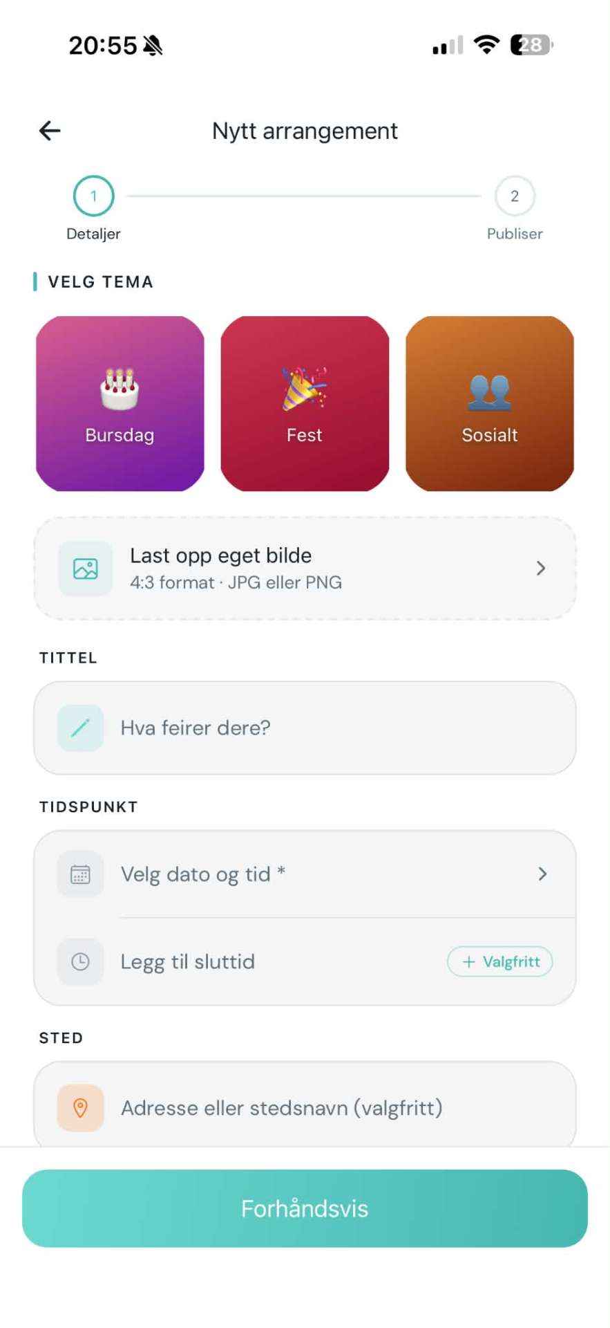 Velg tema